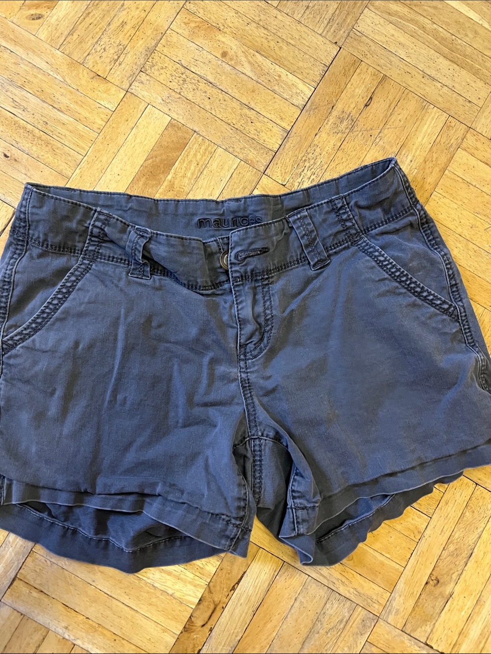 Women's Gray Jean Shorts Size 1/2
